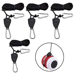 LUCKYBEE 1/8"[v`Fbg ߉\ g₷ [v tbN בxg ג@ 150 lbs׏d SbN tŒ z ^p (4Zbg)