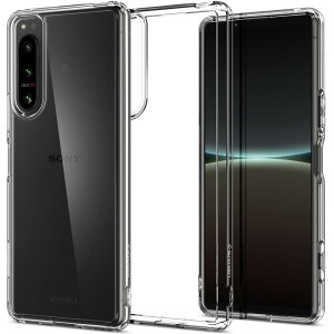 Spigen Xperia 5 IV �P�[�X �N���A [ SO-54C | SOG09 | A204SO ] �X�g���b�v �z�[���t�� �N���A TPU �o���p�[�P�[�X 2�d�\�� �ČRMIL�K�i�擾 �ϏՌ� �w��h�~ ���菝�h�~ ���΂ݖ��� ���C�����X�[�d�Ή� �E