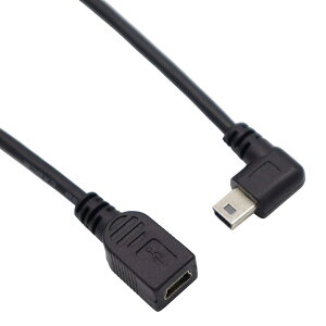 ViViSun USB2.0-Mini BP[u USB2.0-Mini B to Mini B 5PINP[u IXtoX L^ 90°ϊP[u f[^]&[dΉ (EL)