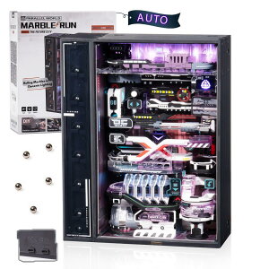 ROBOTIME 立体パズル 3dパズル 電動 マーブルラン 可動式モデル パラレルワールド 未来都市 ライト付き DIY 組み立て 工作キット クラフト 暇つぶし 知育玩具 中学生 大人向け プレゼント カッコ