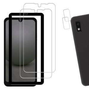 【2+2枚】ガイド枠付き KPNS 日本素材製 強化ガラス AQUOS wish SHG06 A104SH SH-M20 / AQUOS Wish2 SH-51C AQUOS wish3 SH-53D 用 ガラスフィルム カメラフィルム カバー 保護フィルム