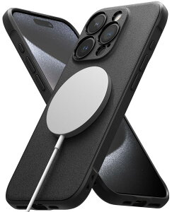 yRingkeziPhone 15 Pro Max P[X [Xgbvz[t] }Olbg ̎ ق肪tȂ ~ TPU h~ ϏՌ Jo[ _ - Onyx Magnetic (ubN Black)
