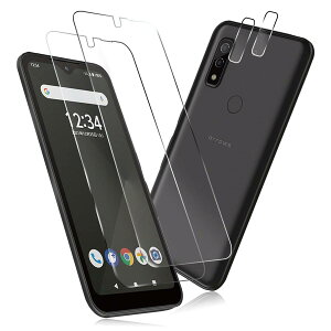 4���Z�b�g 2�� FOR Fujitsu arrows We F-51B FCG01 �p�̃K���X�t�B���� 2�� FOR arrows We F-51B FCG01 �p�̃J�����t�B���� �����^ �����K���X �ی�t�B���� FOR arrow PCduoduo