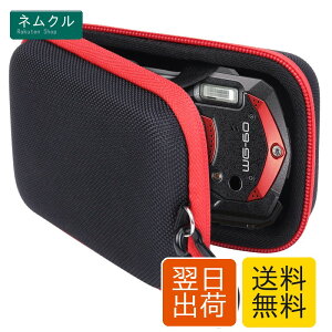 Khanka ��p�ی���[�P�[�X �݊��i RICOH ���R�[ WG-80/WG-70/WG-60/WG-50/WG-40/WG-30 �f�W�^���J���� (�Ԃ��W�b�p�[)