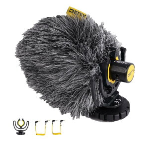DEITY V-Mic D4 Mini }CNtH Ot}CN Pw 20mph drsv ჌t/rfIJ/X}[gtHɓKp YouTube vlog rfI^ȂǗp @\Ot}CN