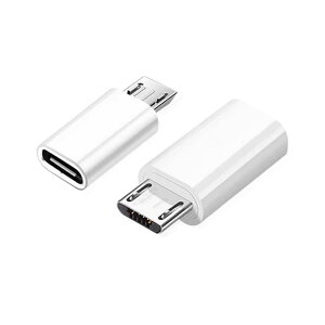 LeTradeJP マイクロUSB2.0変換アダプタ Type-C (メス) to Micro USB (オス) 変換アダプタ小型 簡単 2個入り マイクロUSB変換アダプター X 変換コネクタ 充電とデータ転送peria、Galaxy、Nexus、HUAWEI等Micro USB設