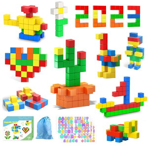 AMYCOOL 46pcs }OlbgubN 3 mߋ 30mm ̃pY }OlbgL[u ςݖ ]g  STEMLbg mߋ  ჉LO V g j̎q ̎q 