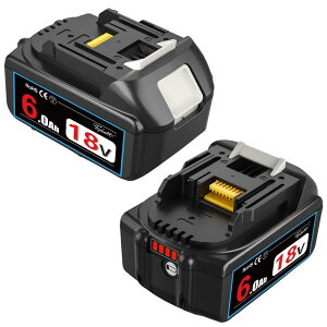 yZbgzDOSCTT ݊}L^ 18v obe[ 6000mAh e bl1860b ݊ obe[ BL1830B BL1850B BL1890BΉ ݊ }L^ 18v obe[PSE/CEF؎擾ς 4iLEDceʕ\+ Ȍ̏ff (Black)