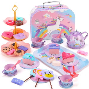 Qizebaby Ԃ̂ 48PCS jR[ At^k[eB[̂ Q[  eB[|bg eB[Zbg rXPbg P[L fU[g LfB[ fU[gX^h ܂܂