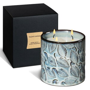 TALENT CANDLES A}Lh zCgeB[NZ[W̍3{̐c VR\CbNX z[tOX 415g Mtg v[giWhite Tea & Clary Sagej