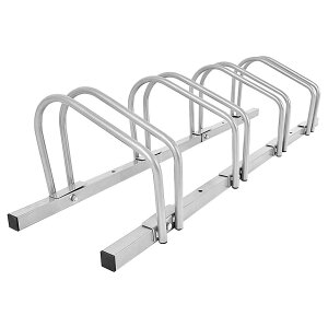 Giantex 自転車スタンド 4台用 倒れない サイクルスタンド 駐輪スタンド バイクスタンド 自転車ラック 屋外 転倒防止 台風対策 防水 錆ない 自転車置き 自転車ディスプレイスタンド 店舗 学校