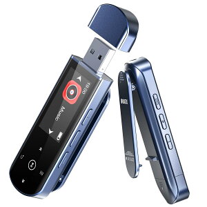 RUIZU 64GB USB MP3�v���[���[ Bluetooth 5.3�t���A�N���b�v�W�����g�щ��y�v���[���[ ���^�AFM���W�I�A�^���Aline-in�@�\�A�Đ��ĊJ�A�C�R���C�U�[�A�f�W�^���I�[�f�B�I�V���b�t�����s�[�g�A���o�C