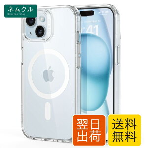 ESR for iPhone 15 Plus �P�[�X MagSafe�Ή� �ČRMIL�K�i�̕ی� �ω��� ���ɋ����w�� iPhone 15 Plus�p ���C�X�}�z�P�[�X �N���A Classic�V���[�Y