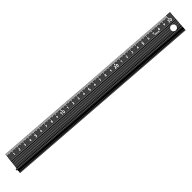 【P5倍+レビュープレゼント】定規 30cm ものさし さし アルミ定規 カッター 滑り止め 持ち手付き