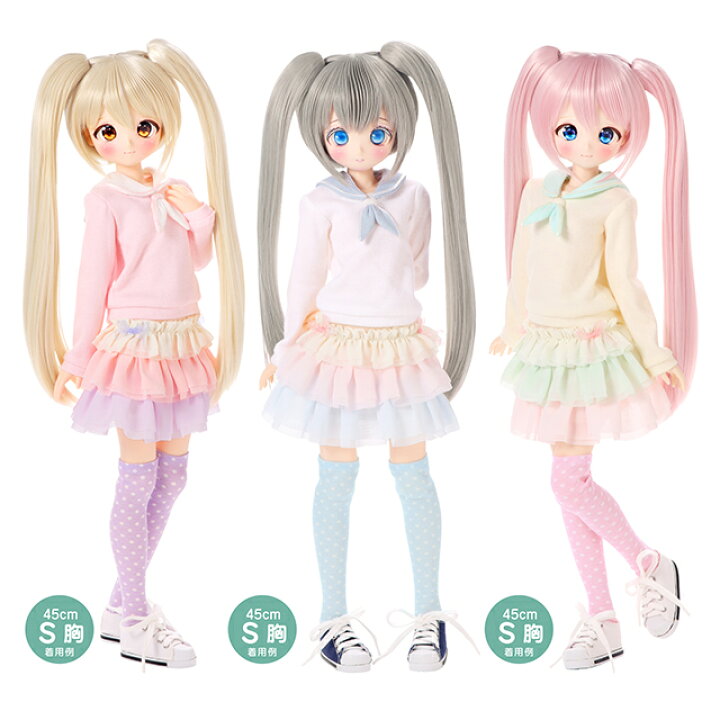 楽天市場】アゾン 45 お砂糖リボンフリルスカート AZONE 1/3 ドール用 
