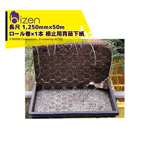 !!エントリーで最大100%ポイントバック!! 美善|<2巻セット品>根止用育苗下敷紙 ネトマールII長尺 1,250mm×50m ロール巻×2本 ニッテン 日本甜菜製糖|法人様限定