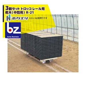 !!エントリーで最大100%ポイントバック!! ホクエツ ハウス トロッコ レール用枕木(中間用) R-21 3個セット 法人様限定