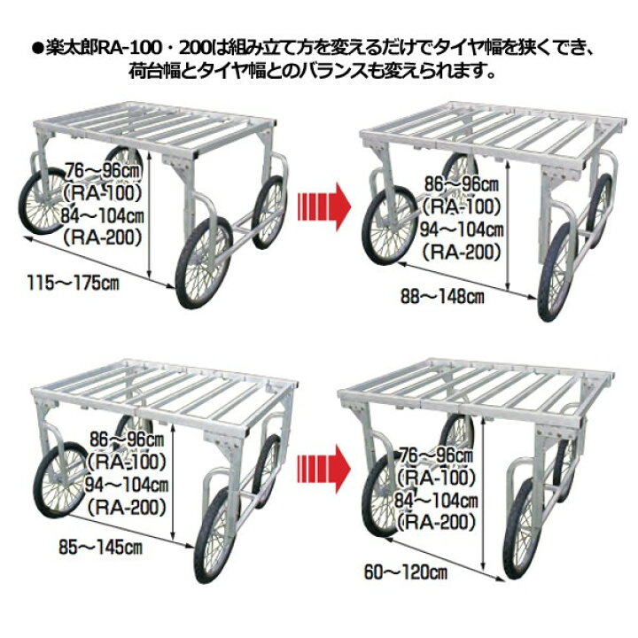 オープニング大セール】 ハラックス HARAX 4台set品 ベリコロ アルミ製 いちご収穫用台車 VC-60 収穫台車 fucoa.cl