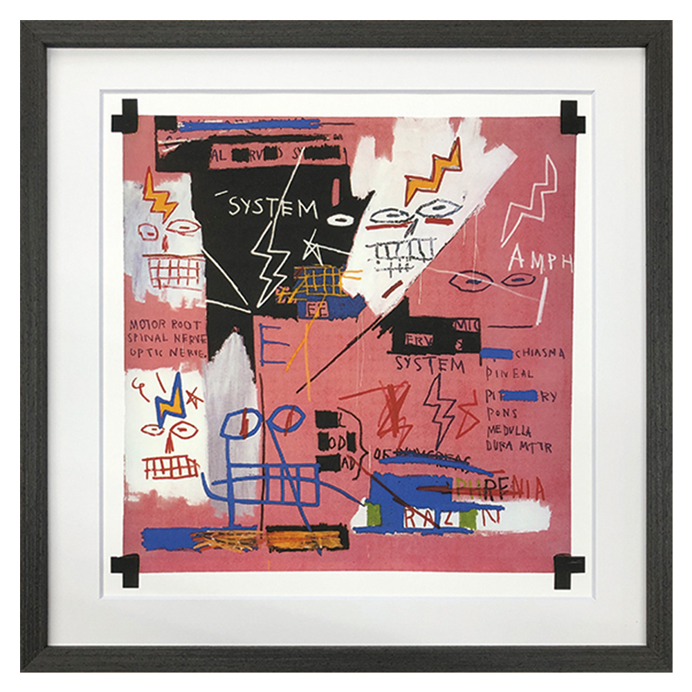 Jean-Michel Basquiat｜ジャンーミシェル・バスキア アートフレーム Six Fifty 1982のサムネイル