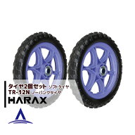 ハラックス HARAX タイヤ2個セット TR-12N(12インチタイヤ) ノーパンクタイヤ(プラホイール)