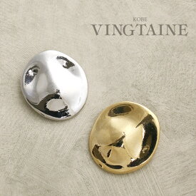 ◆ネコポス送料無料◆ブローチ メタル プレート サークル ニュアンス シンプル ウェーブ ピン アクセサリー 上品 大人カジュアル シンプル ギフト プレゼント 女性 BC-152【mbgt】