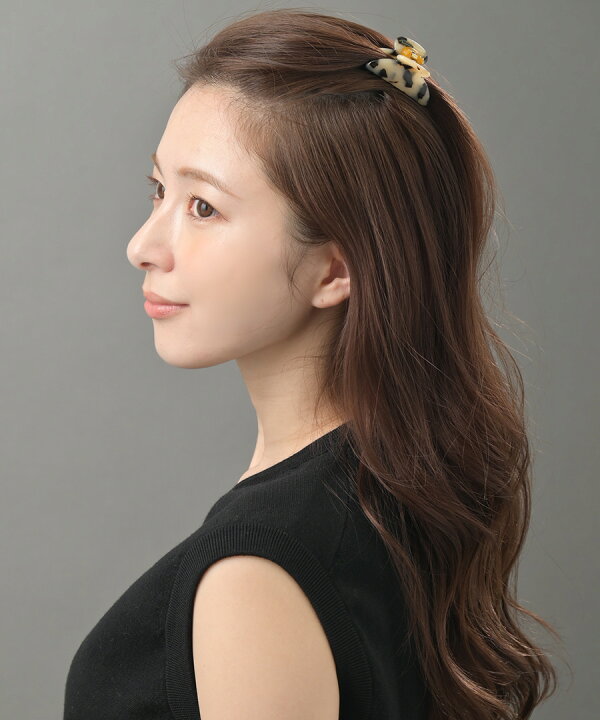 楽天市場】べっ甲風ヘアバンスクリップ（S) ヘアアクセ ヘア 