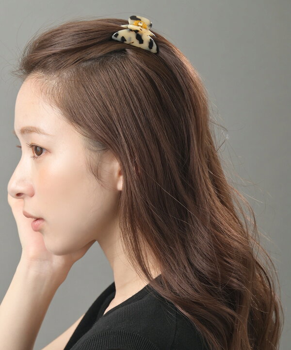 楽天市場】べっ甲風ヘアバンスクリップ（S) ヘアアクセ ヘア 