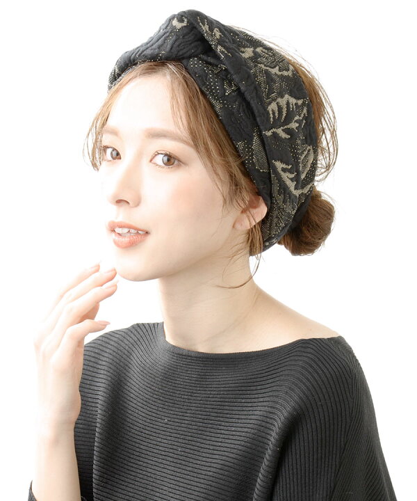 楽天市場 刺繍ボリュームターバンヘアバンド 幅広 クロスターバン ヘアターバン 大人っぽい シック 30代 40代 大人 女性 お洒落 まとめ髪 ヘアアクセリー Hb 109 神戸ヴァンテーヌ