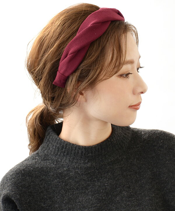 楽天市場】カチューシャ ツイスト ニット ヘアアクセサリー 編み込み 