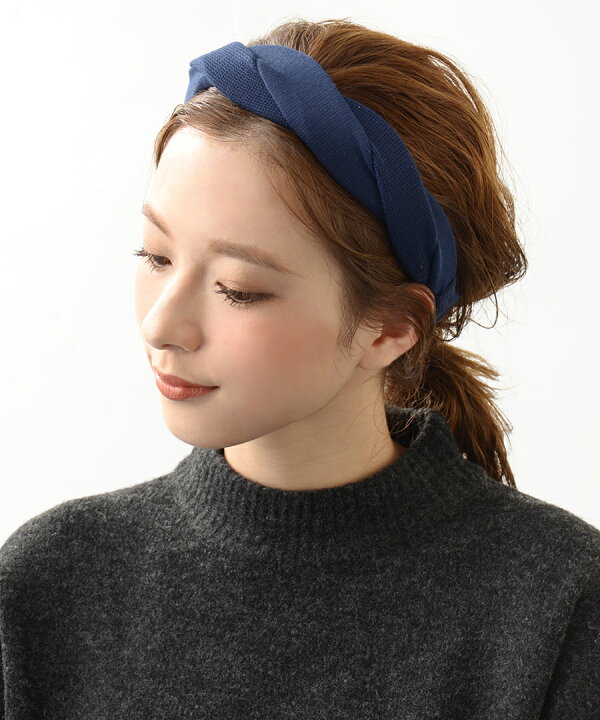 楽天市場】カチューシャ ツイスト ニット ヘアアクセサリー 編み込み 