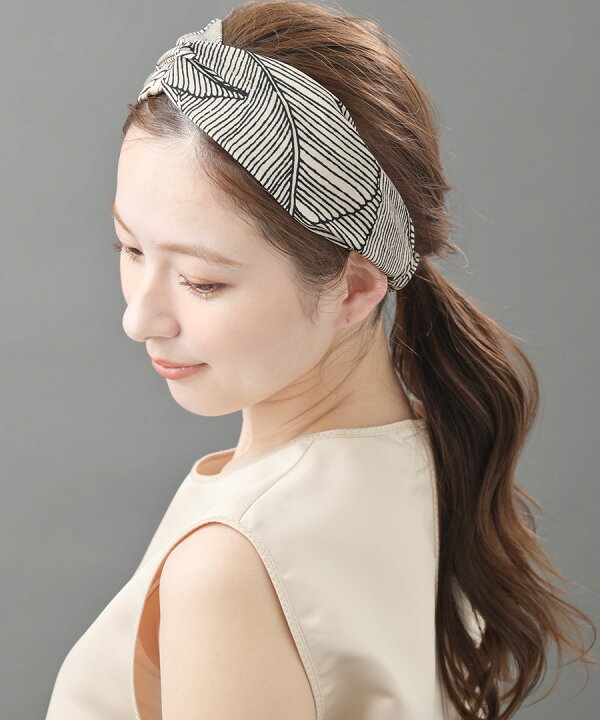 楽天市場】ヘアバンド ターバン ボタニカル柄 ヘアターバン ヘア 
