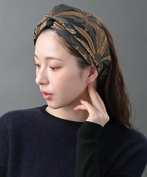 楽天市場】へアバンド 花柄 刺繍 クロス ターバン 痛くない ボリューム 