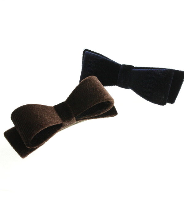 楽天市場 ベロアリボンバレッタ ヘアアクセ ヘアアクセサリー 秋冬 H 601 レディース 大人っぽい シンプル かわいい おしゃれ プレゼント 神戸ヴァンテーヌ