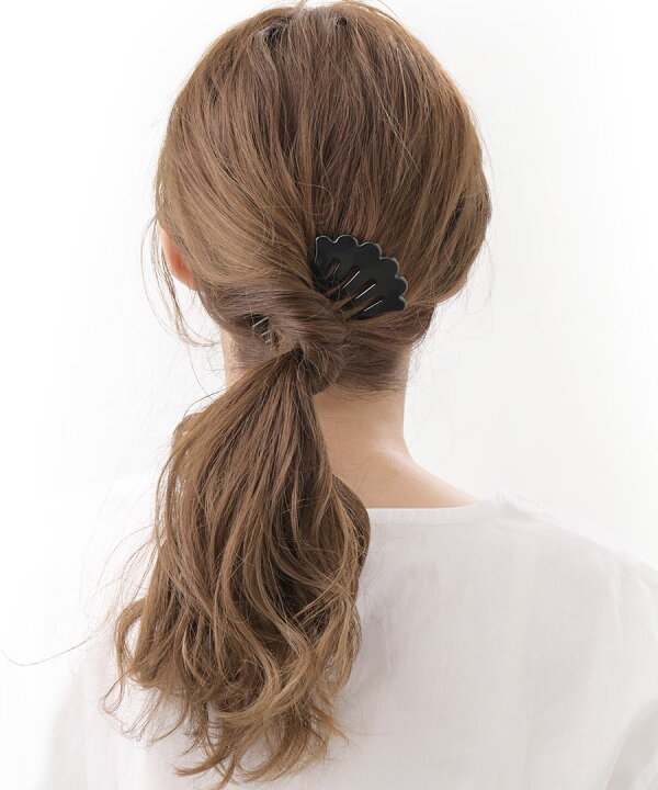 楽天市場】ヘアコーム べっ甲風 くし シンプル 5本足 ヘアアクセサリー 