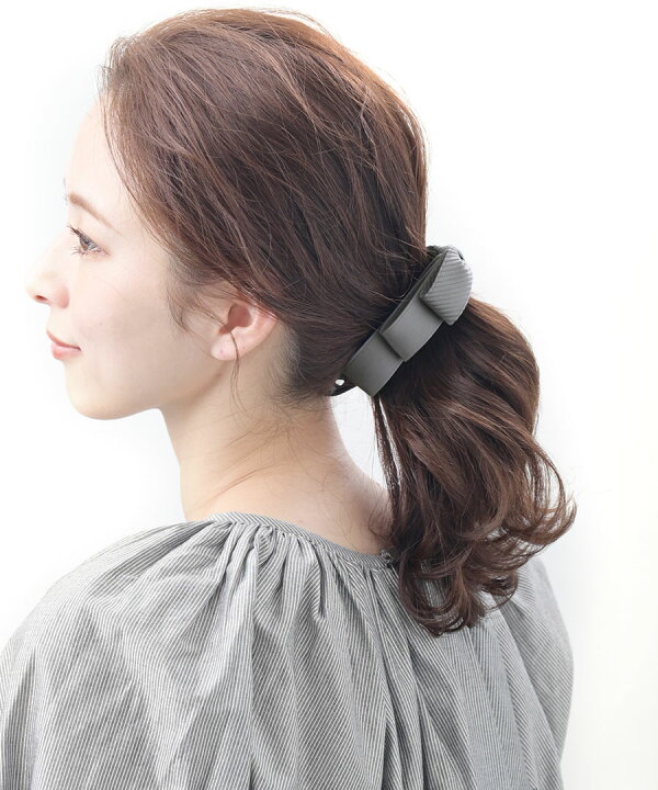 楽天市場 バナナクリップ リボン 縦クリップ ヘアアクセサリー サテンリボン 結婚式 卒業式 入学式 入園式 2次会 パーティー レディース かわいい おしゃれ プレゼント お洒落 H 935 神戸ヴァンテーヌ