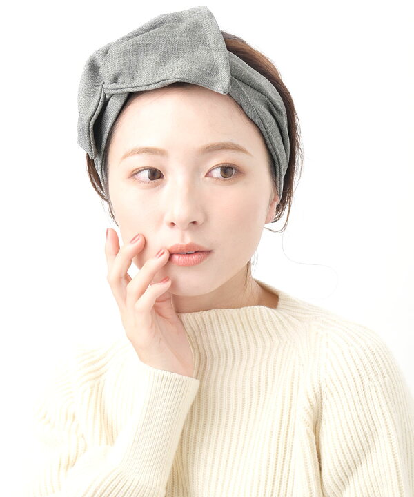 楽天市場】ヘアバンド ワイヤー入り アシンメトリー クロスターバン 