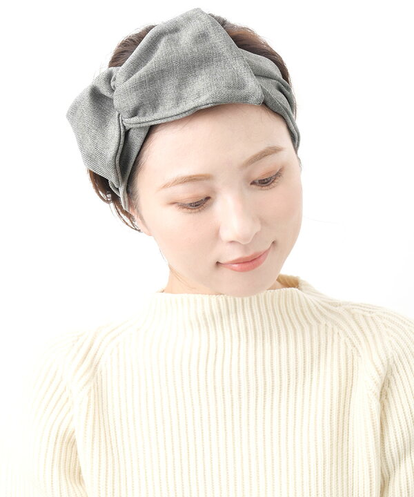 楽天市場】ヘアバンド ワイヤー入り アシンメトリー クロスターバン 