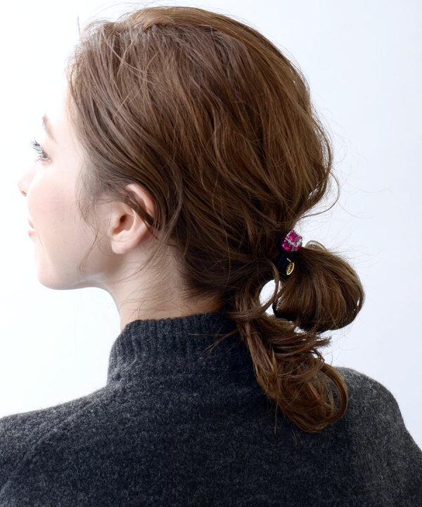楽天市場】ラインストーンキューブヘアゴム ビジュー キラキラ 可愛い 