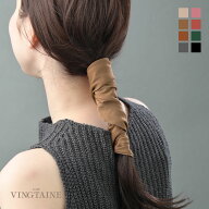 ワイヤーポニー 幅広 ヘアゴム ヘアアクセサリー カジュアル 可愛い ワイヤー入り 巻 レディース H7365