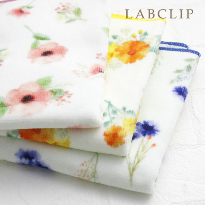 楽天市場 Labclip ラボクリップ ルシェノン タオルハンカチ 花柄 かわいい 上品 ハンカチーフ ハンドタオル コーンフラワー アネモネ カレンデュラ レディース Lab 48母の日 神戸ヴァンテーヌ