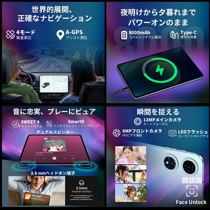 楽天市場】新モデル☆1000円クーポン【ハイスペック 大画面12インチ 