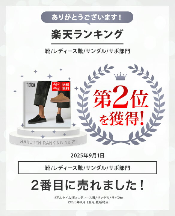 楽天市場】【国内正規品】fitflop フィットフロップ レディース サボ 