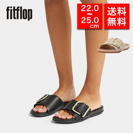 fitflop フィットフロップ レディース コンフォートサンダル スライドサンダル HM6 GRACIE MAXI-BUCKLE LEATHER SLIDES 体圧分散 衝撃吸収 疲れにくい 女性 彼女 プレゼント 誕生日 記念日 ブランド 母の日