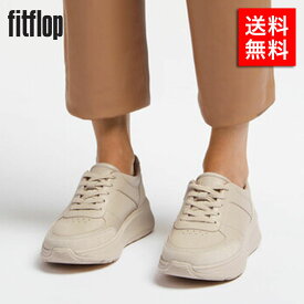 【国内正規品】fitflop フィットフロップ レザー スエード スニーカー厚底 F-MODE LEATHER/SUEDE FLATFORM SNEAKERS FR1 体圧分散 衝撃吸収 クッション性 白 おしゃれ 歩きやすい 疲れない 通勤 軽量 旅行 靴 ffsl