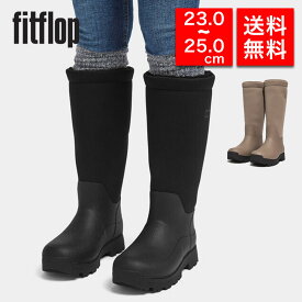 ★期間限定価格★fitflop フィットフロップ レディース レインブーツ ロング WONDERWELLY ATB FLEECE-LINED ROLL-DOWN RAIN BOOTS GN8 衝撃吸収 体圧分散ト 女性 彼女 カップル プレゼント 誕生日 記念日 ブランド 母の日