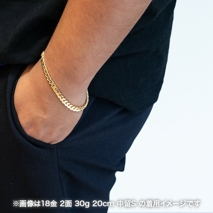 楽天市場】【楽天ランキング1位受賞】喜平 ブレスレット 18金 30g 18cm  
