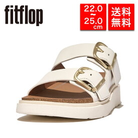 fitflop フィットフロップ レディース コンフォートサンダル スライドサンダル HE8 GEN-FF BUCKLE TWO-BAR LEATHER SLIDES 体圧分散 衝撃吸収 疲れにくい 女性 彼女 プレゼント 誕生日 記念日 ブランド 母の日