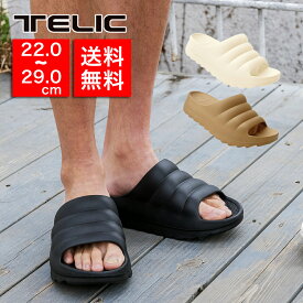 【国内正規品】 TELIC テリック W-CLOUD サンダル リカバリーサンダル 靴 メンズ レディース 疲れにくい やわらかい 履き心地 室内履き 厚底 健康 スライドサンダル