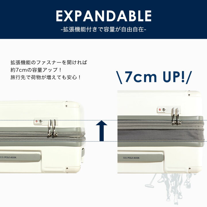 楽天市場】U.S. POLO ASSN. ユーエスポロアッスン スーツケース 