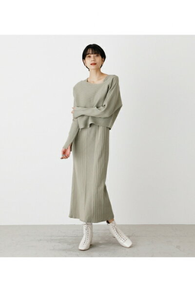 楽天市場 5月31日まで期間限定価格 Layered 3way Knit One Piece レイヤード3wayニットワンピース Azul By Moussy アズール バイ マウジー レディース ワンピース ワンピース Markdown Azul By Moussy
